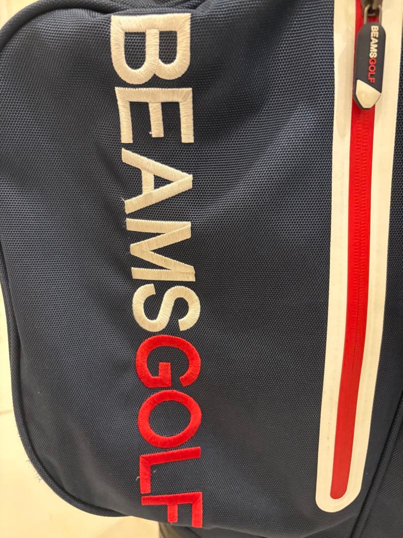 BEAMS GOLF スタンドキャディバッグ3 ネイビー