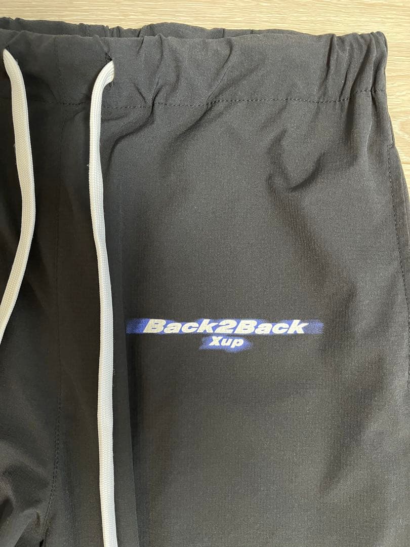 その他 XUP back 2 back nylon pants black