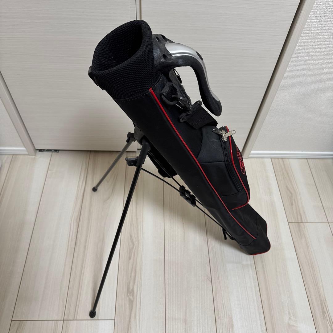 スタンド式ゴルフバッグ 黒