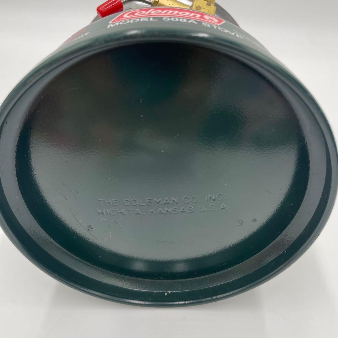 【美品】コールマン　MODEL 508A STOVE　ガソリンストーブ