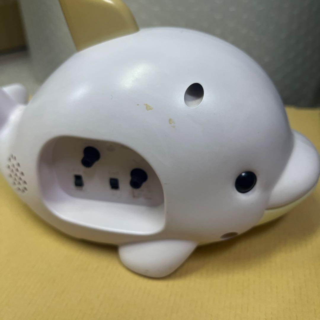 【昭和レトロ】起きてイルカ　目覚まし時計　 ピンク♫ シチズン　当時物
