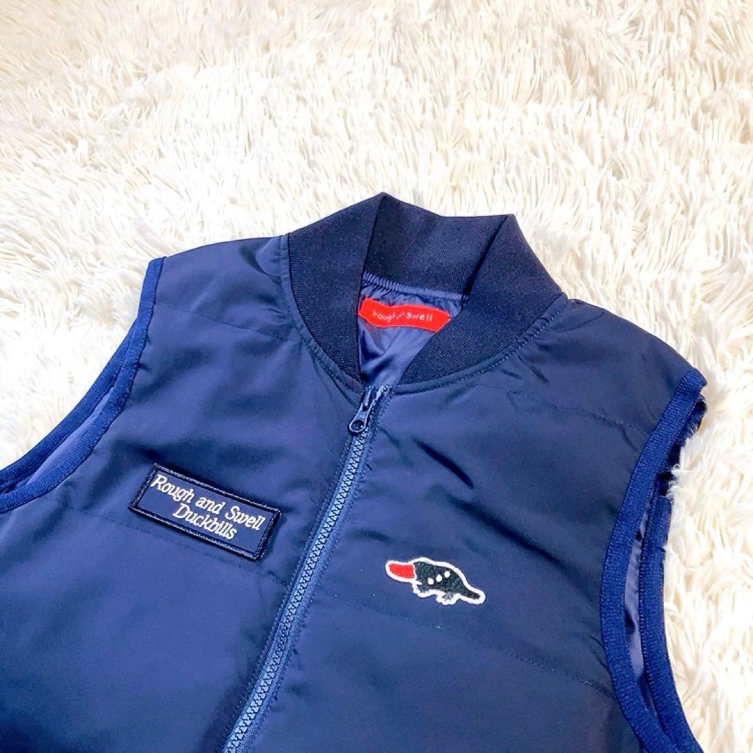 【超美品】Rough & Swell　ゴルフベスト　ネイビー　Duckbills