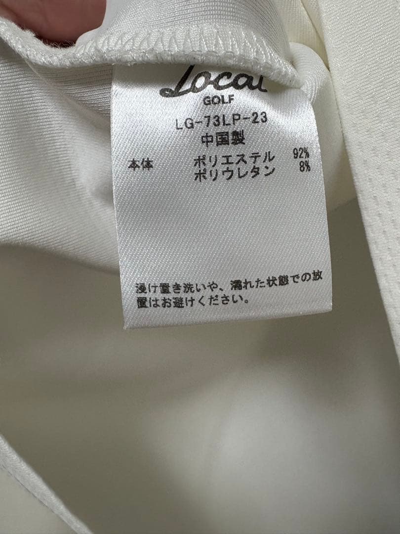美品　LOCAL GOLF 長袖ポロシャツ　SIZE:L