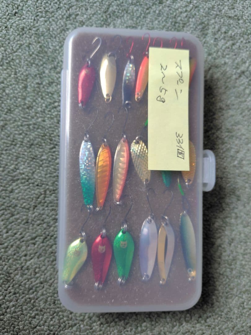 ミノープラグ3セット及び渓流用スプーン