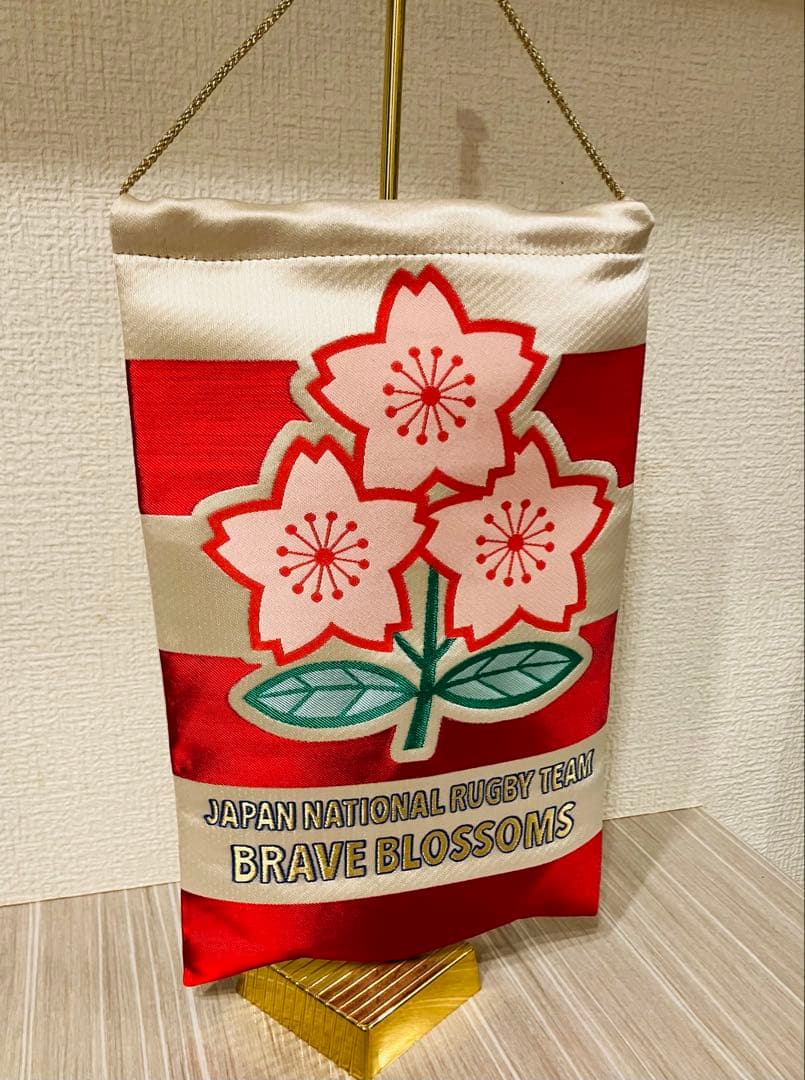 日本代表ラグビーチーム BRAVE BLOSSOMS ミニフラッグ