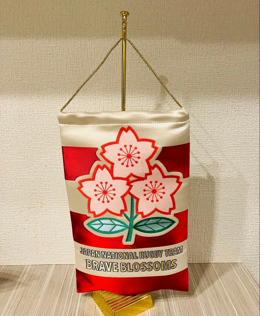 日本代表ラグビーチーム BRAVE BLOSSOMS ミニフラッグ