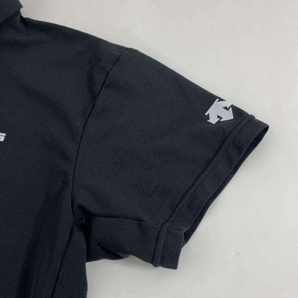 【美品】DESCENTE メルセデスベンツ コラボ ポロシャツ AMG 黒 M