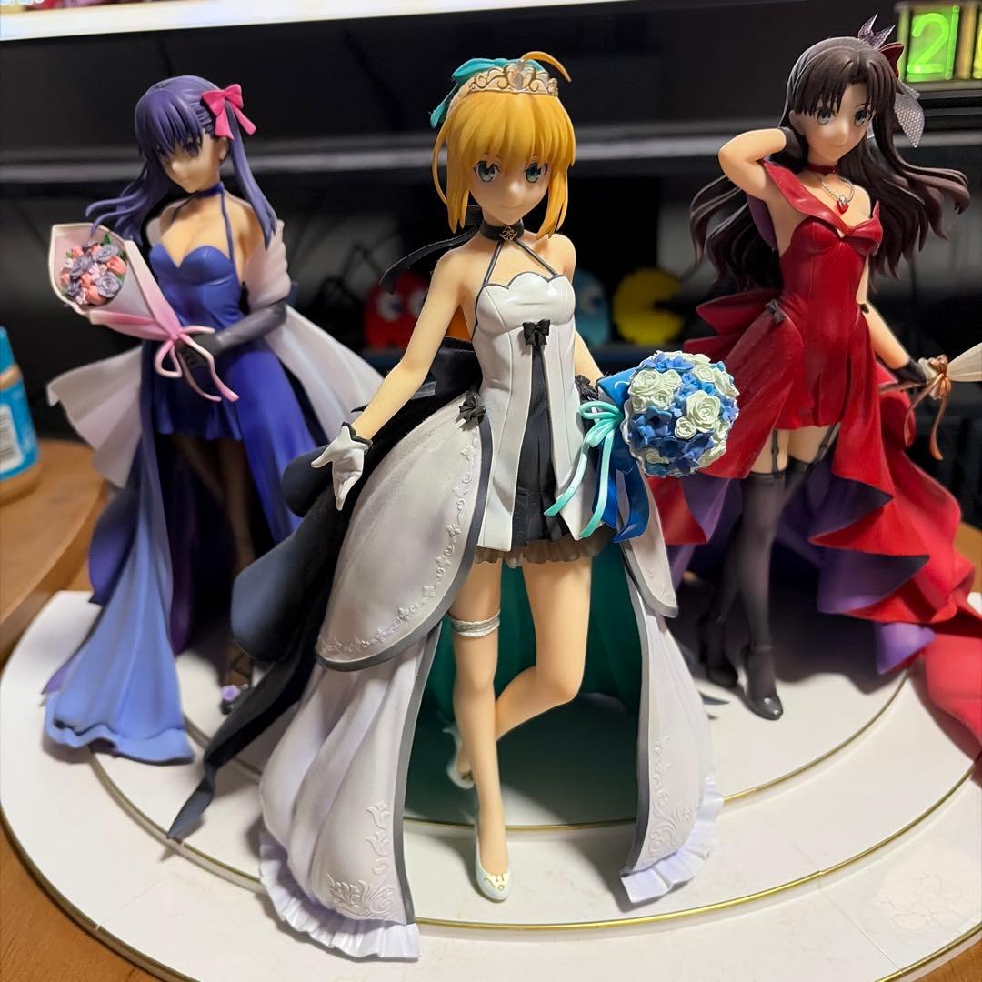 セイバー 遠坂凛 間桐桜「Fate/stay night」15周年フィギュア