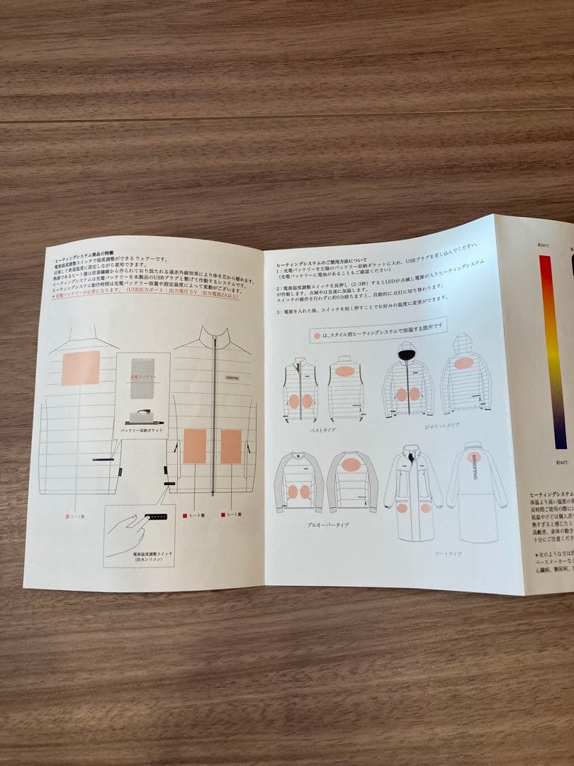 BRIEFING GOLF×TAION ダウンベスト ヒーティング ブラック M