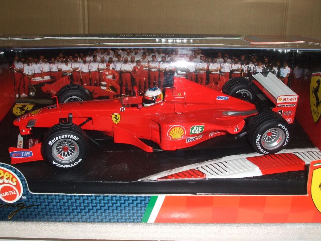 フェラーリ　F３９９　M・シューマッハ　＃３　デカール付　マテル　１／１８