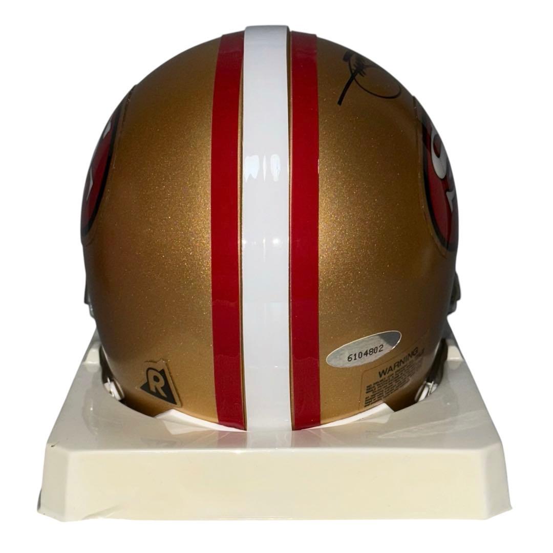 NFL 49ers 直筆サイン Riddell ミニヘルメット ホログラム