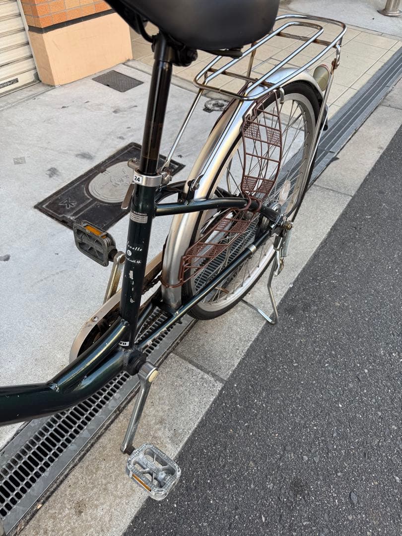 202 自転車 大阪市 【引取り限定】 美品 24インチ 変速付き