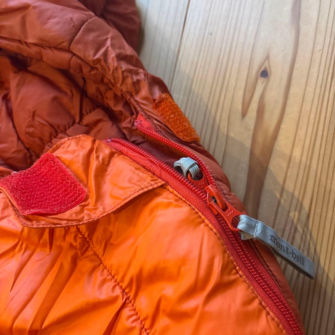 モンベル　寝袋　Burrow bag#1オレンジ