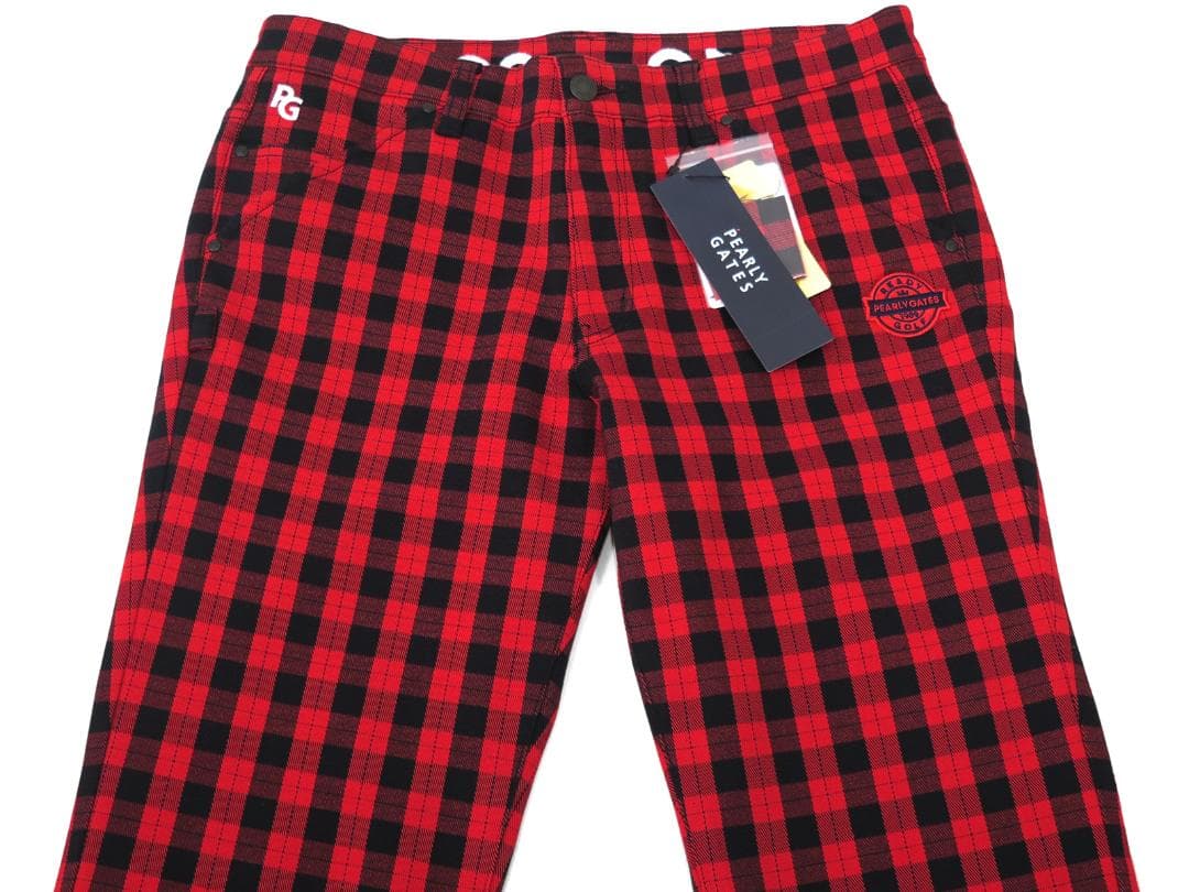新品● パーリーゲイツ ●特殊加工ツイル　ハイパワーストレッチ　ロングパンツ　M