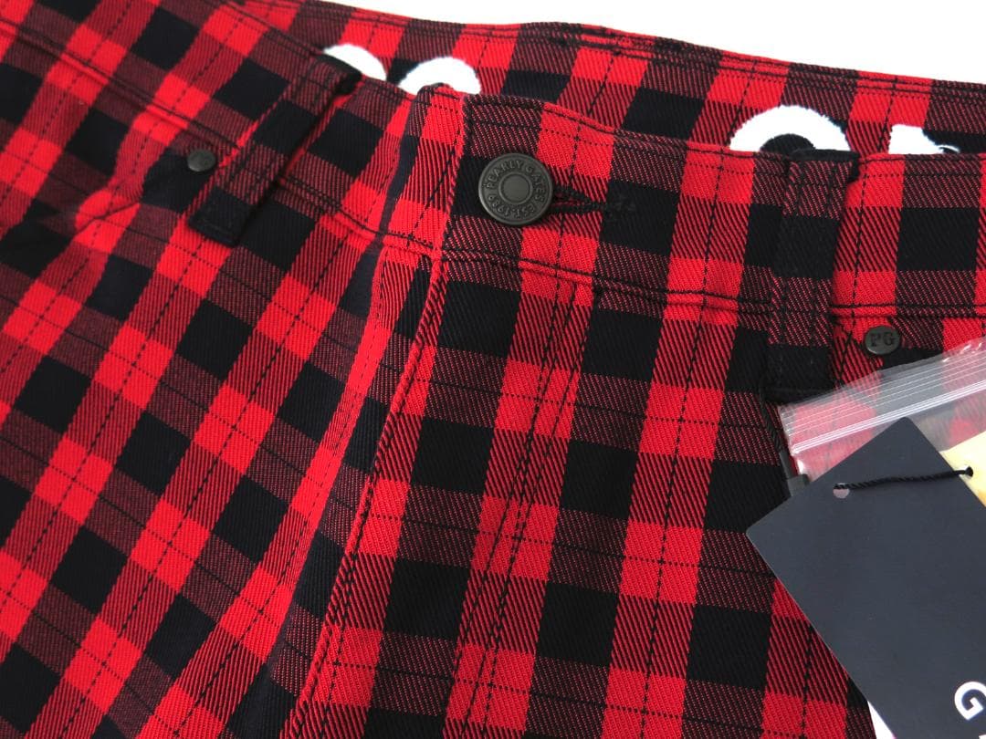 新品● パーリーゲイツ ●特殊加工ツイル　ハイパワーストレッチ　ロングパンツ　M