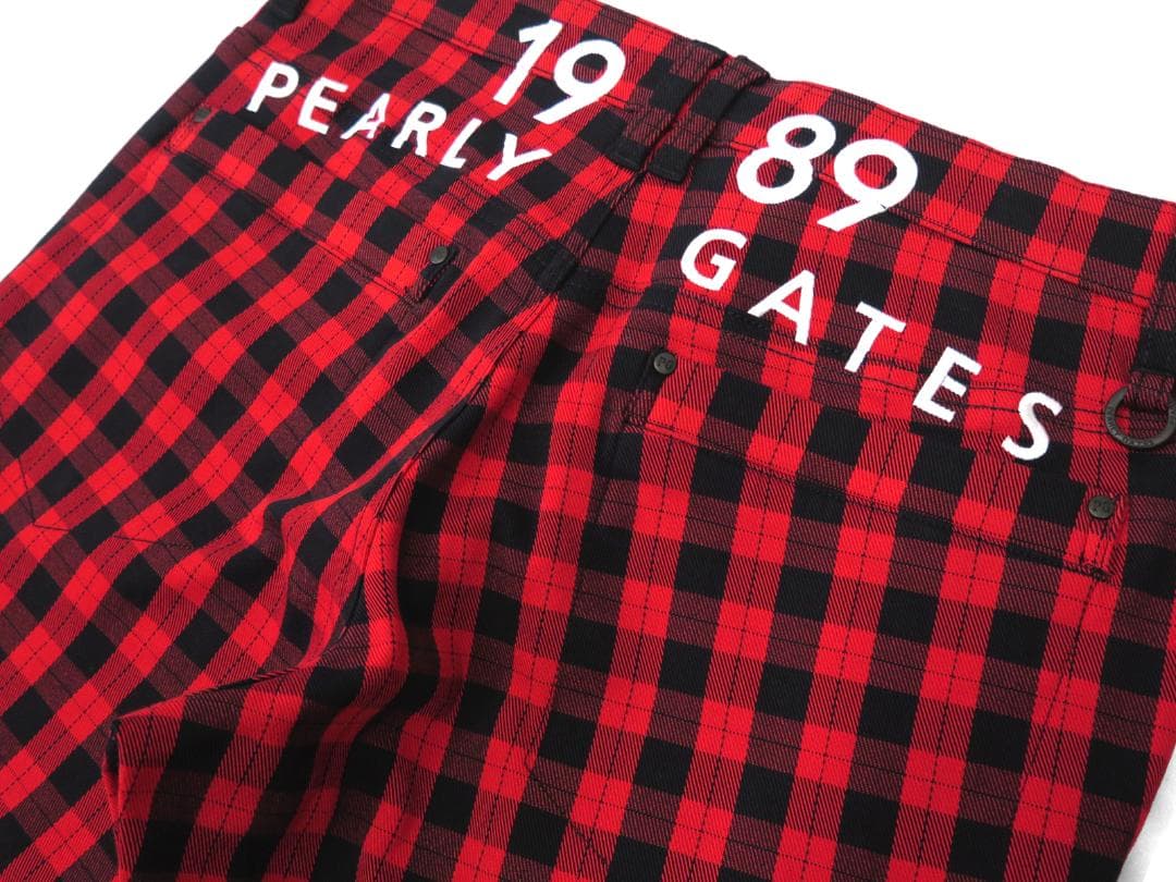 新品● パーリーゲイツ ●特殊加工ツイル　ハイパワーストレッチ　ロングパンツ　M