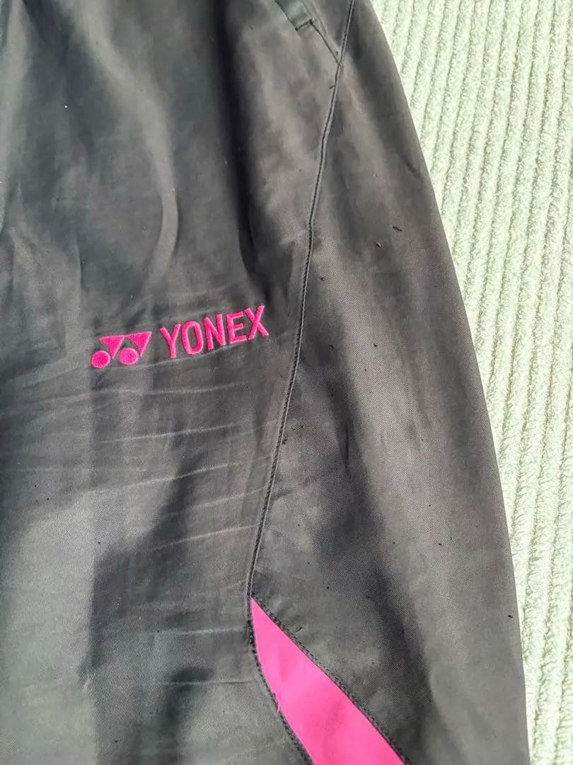 YONEX ジャージ上下セット L ブラック/ピンク　ウインドブレーカー