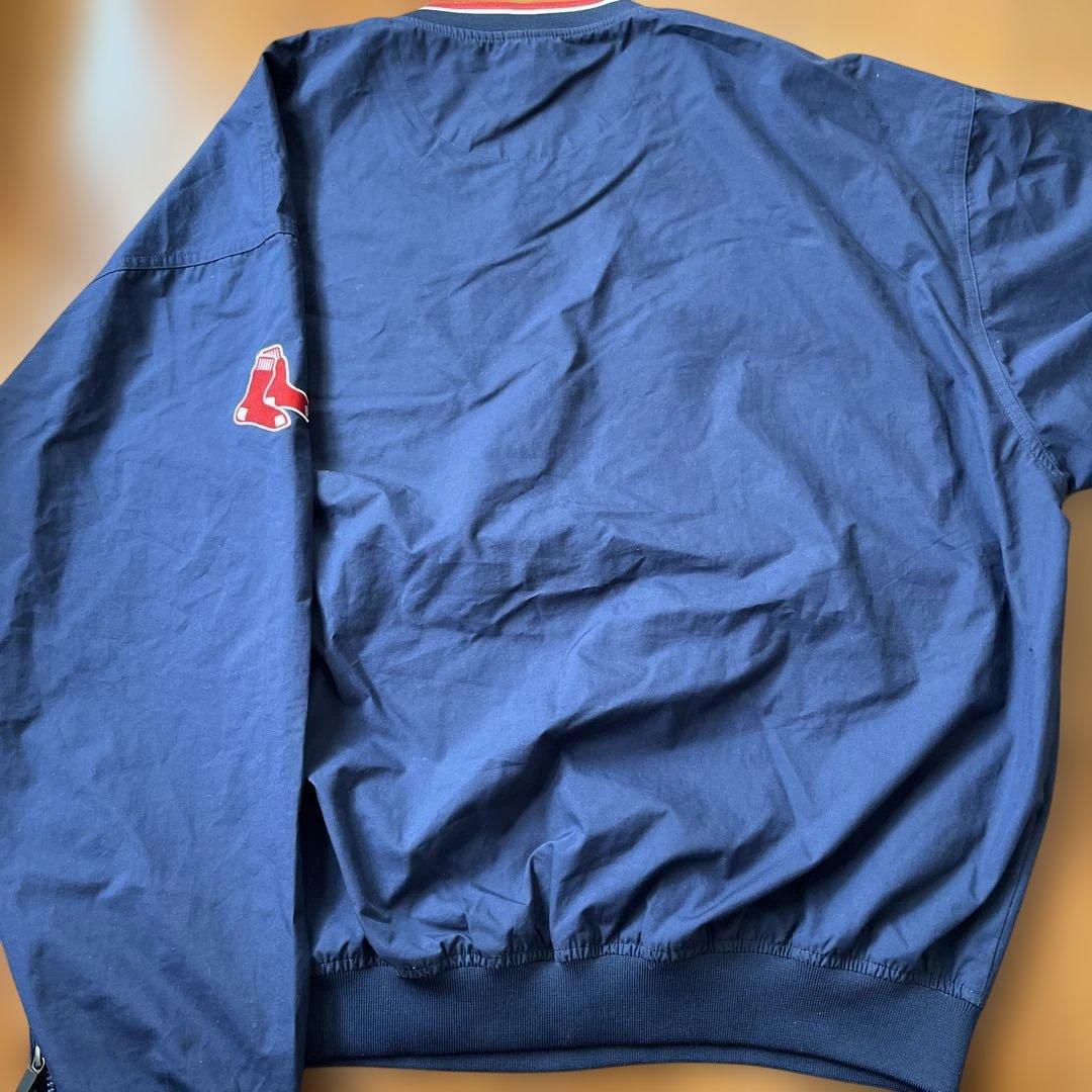 ナイロンジャケット レッドソックス(RED SOX) プルオーバー　ゲームシャツ