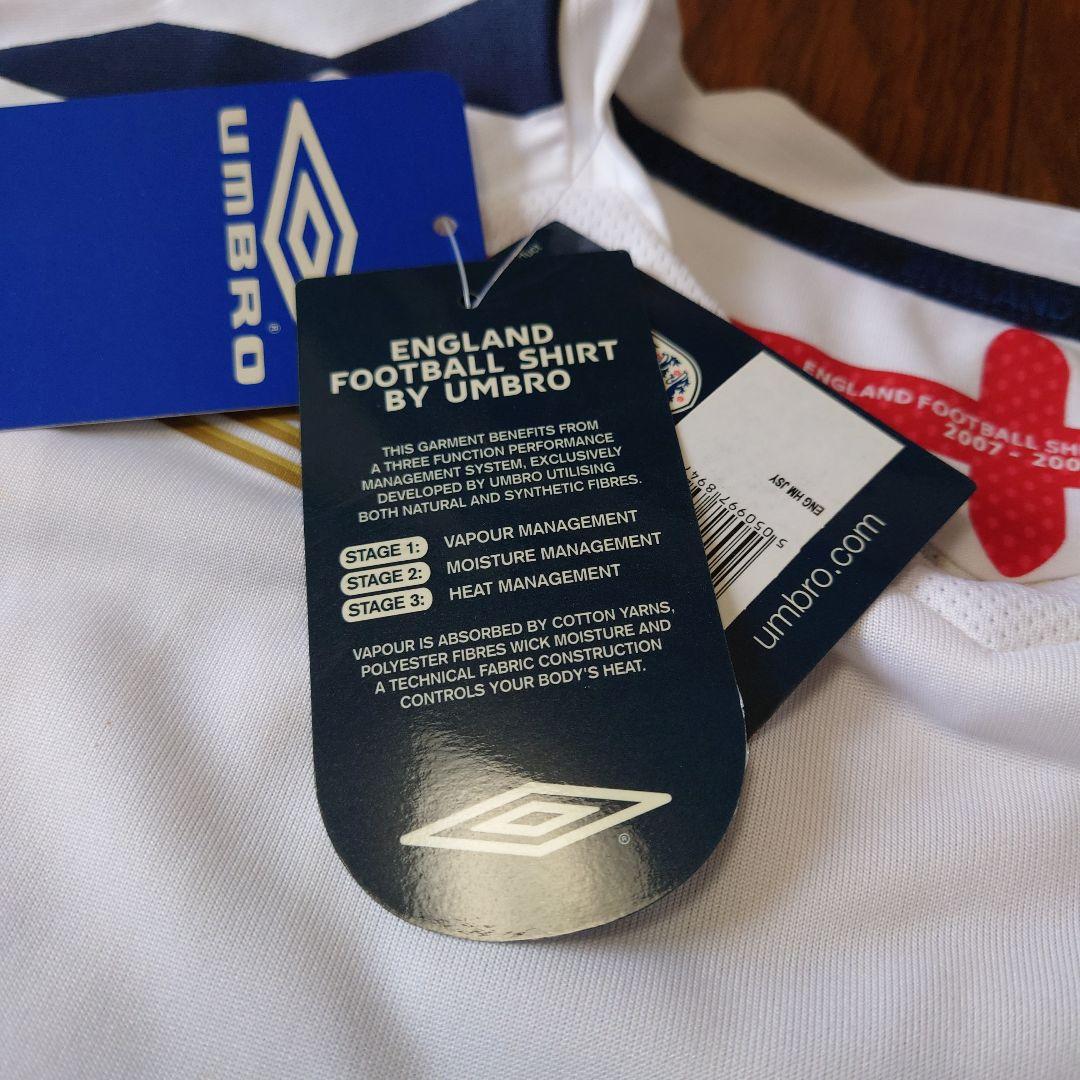 【未着用タグ付き】Umbro イングランド代表　2007-2009 ユニフォーム