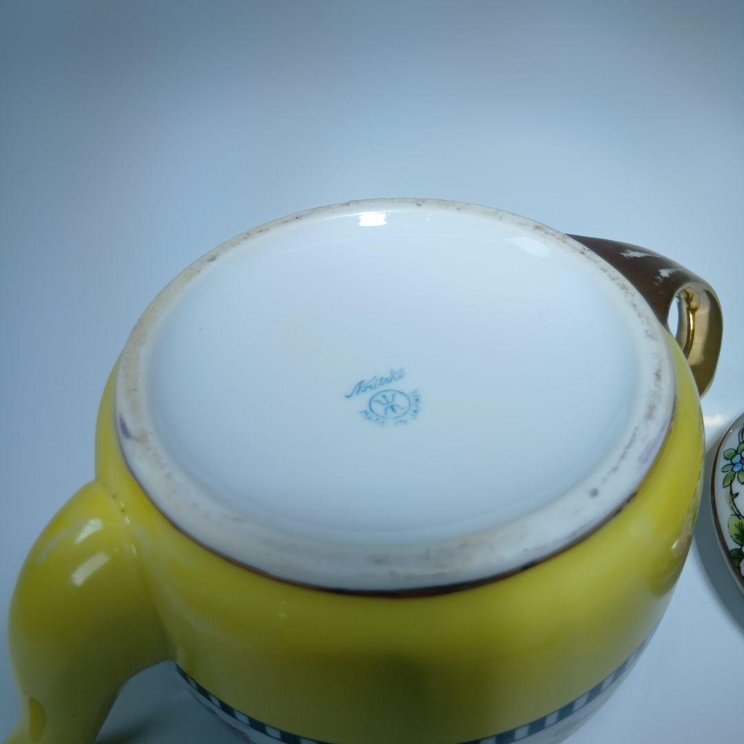 オールド、ノリタケ　カップ＆ソーサ6客　 ポット、クリーマーセット
