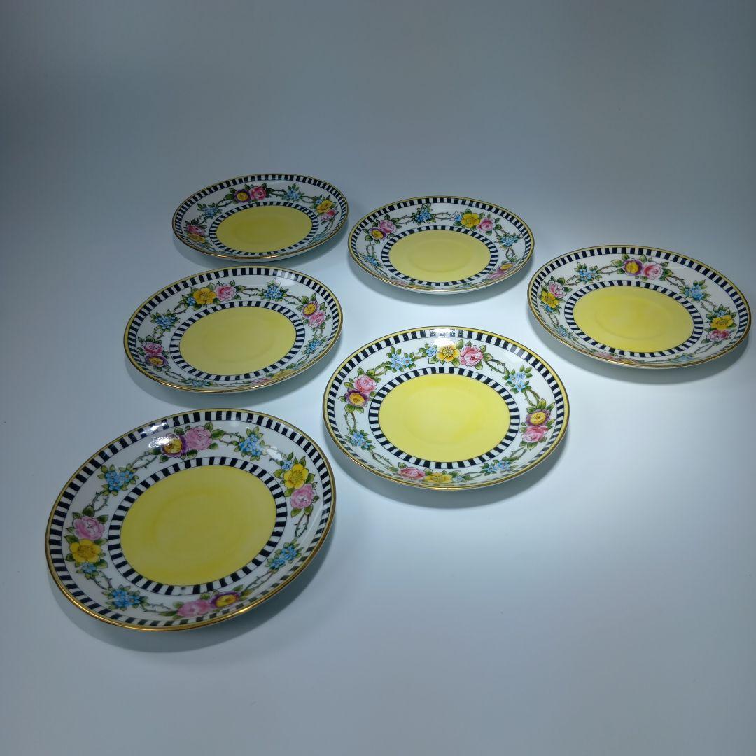 オールド、ノリタケ　カップ＆ソーサ6客　 ポット、クリーマーセット