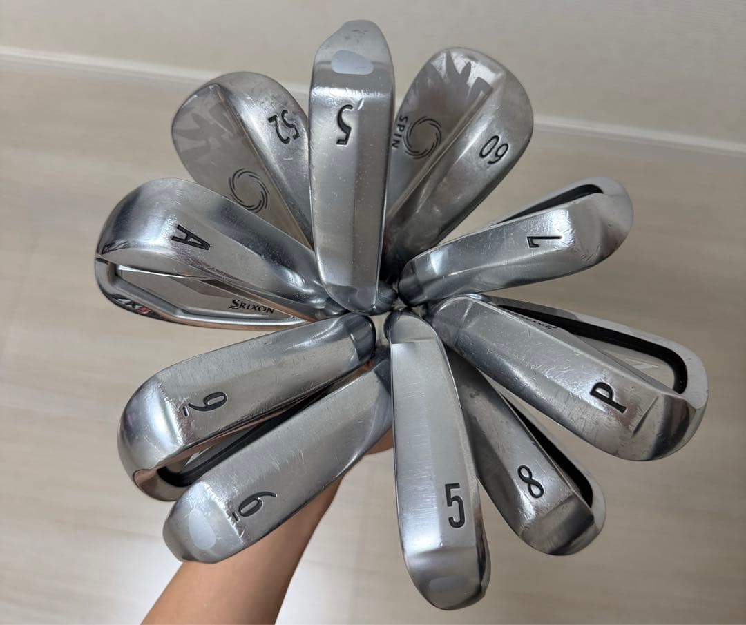 スリクソン アイアン8本セットSRIXON ゴルフクラブ まとめ売り バラ売り可