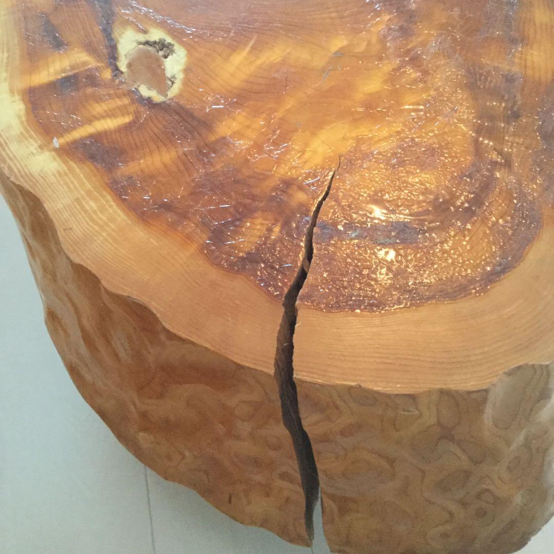 切り株テーブル ハンドメイド