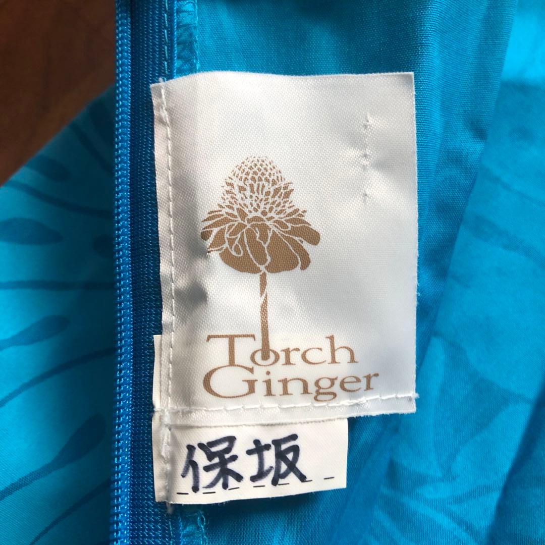 Torch Ginger ドレス　フラダンス　青