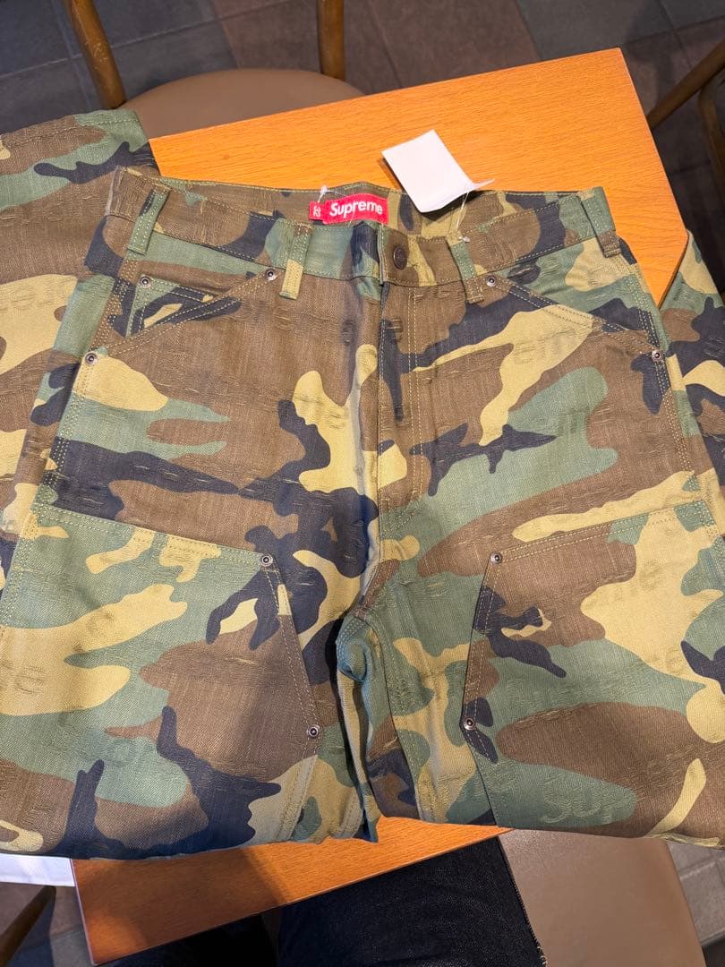 スケートボード Supreme Jacquard Logos Double Knee Denim