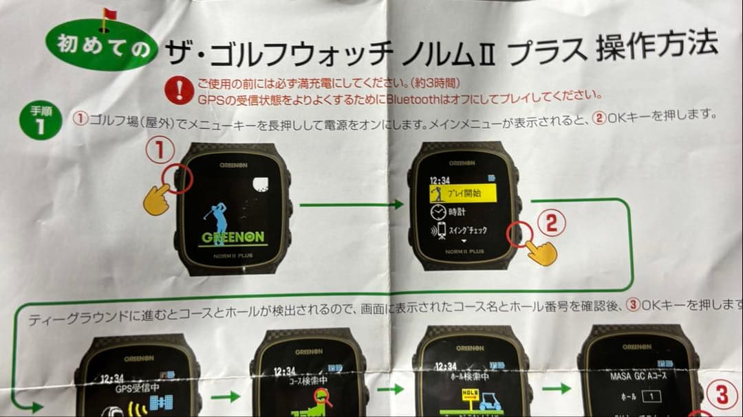 ザ・ゴルフウォッチ　ノルムII