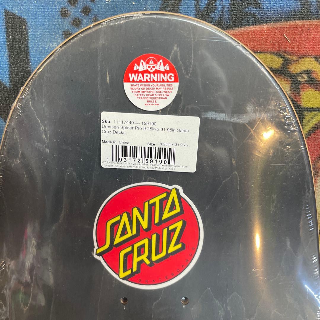 サンタクルーズ　SANTA CRUZ スケートデッキ 箱無し　9.25