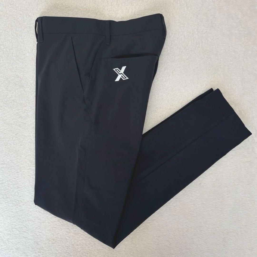 DESCENTE デサント \"シャウフェレ\" 着用モデル ストレッチパンツ 黒L
