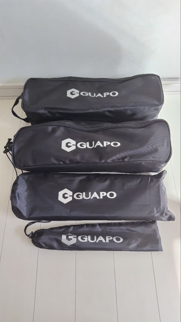 GUAPO アウトドアテーブル 2台＋‪連結天板 折りたたみ 廃番