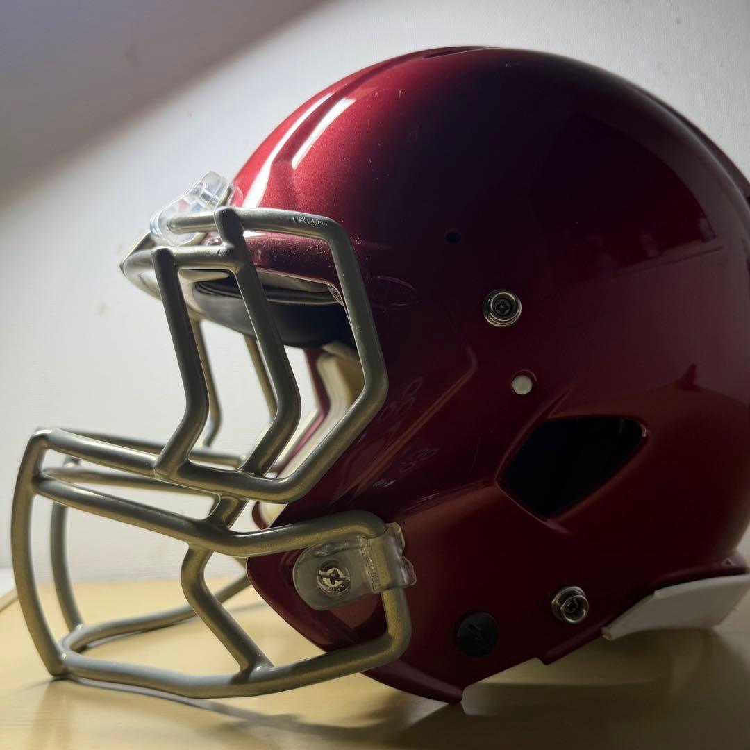 【超美品】Riddell アメリカンフットボールヘルメット　レッド　サイズM