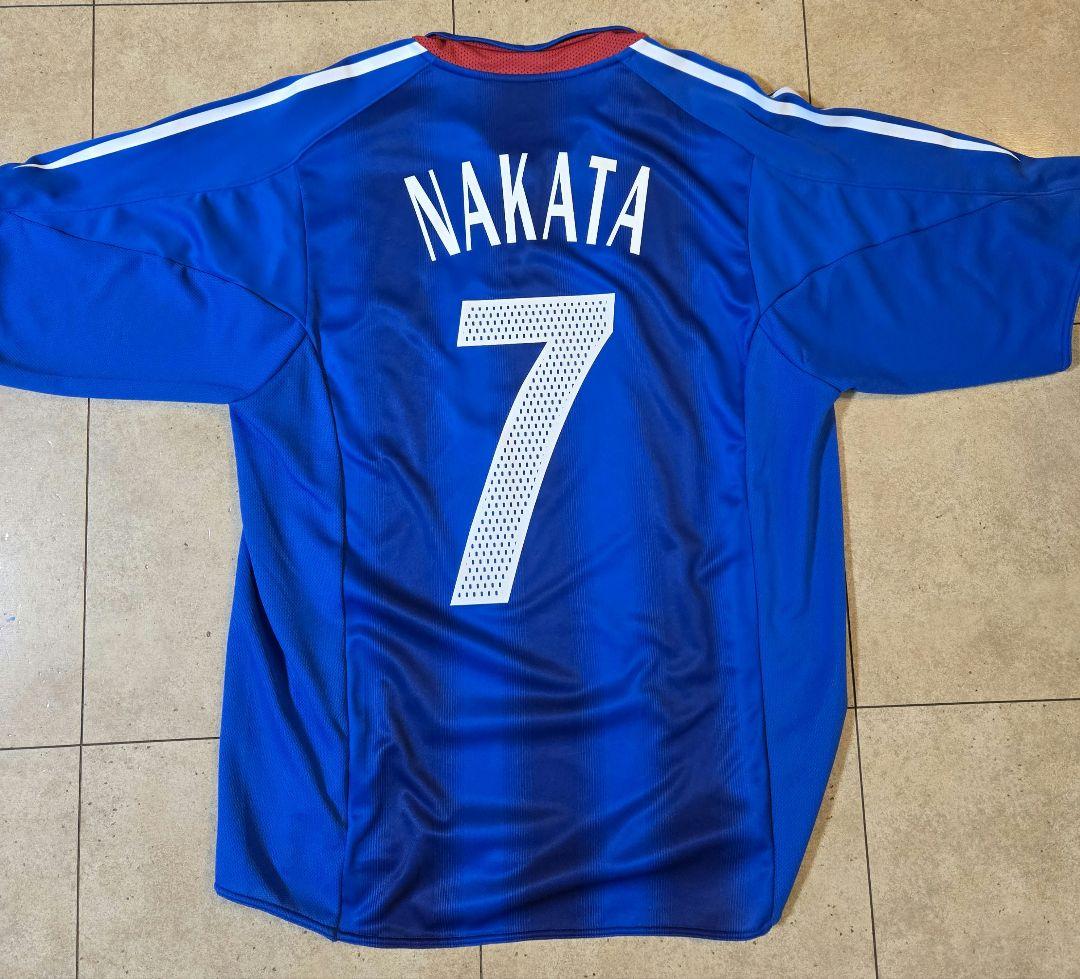 【希少】未着用 adidas 日本代表2004 中田英寿 サッカーユニフォーム