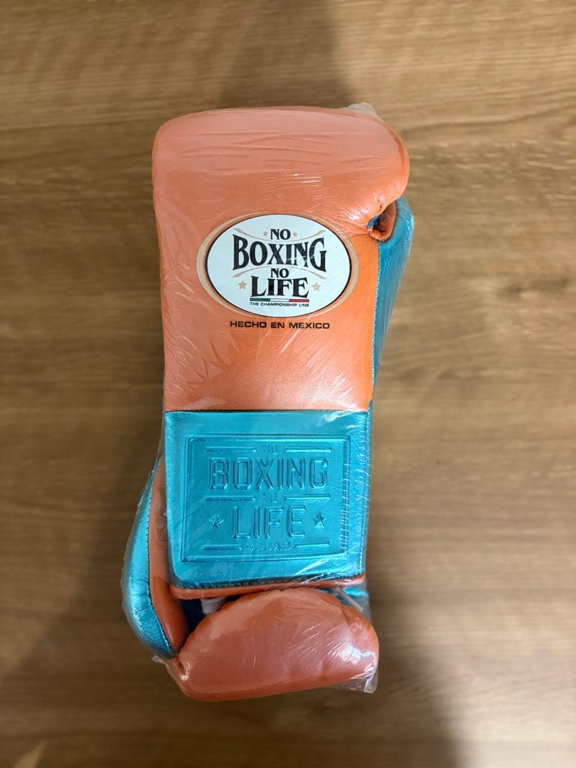 NO BOXING LIFE ボクシンググローブ 10oz オレンジ/ブルー