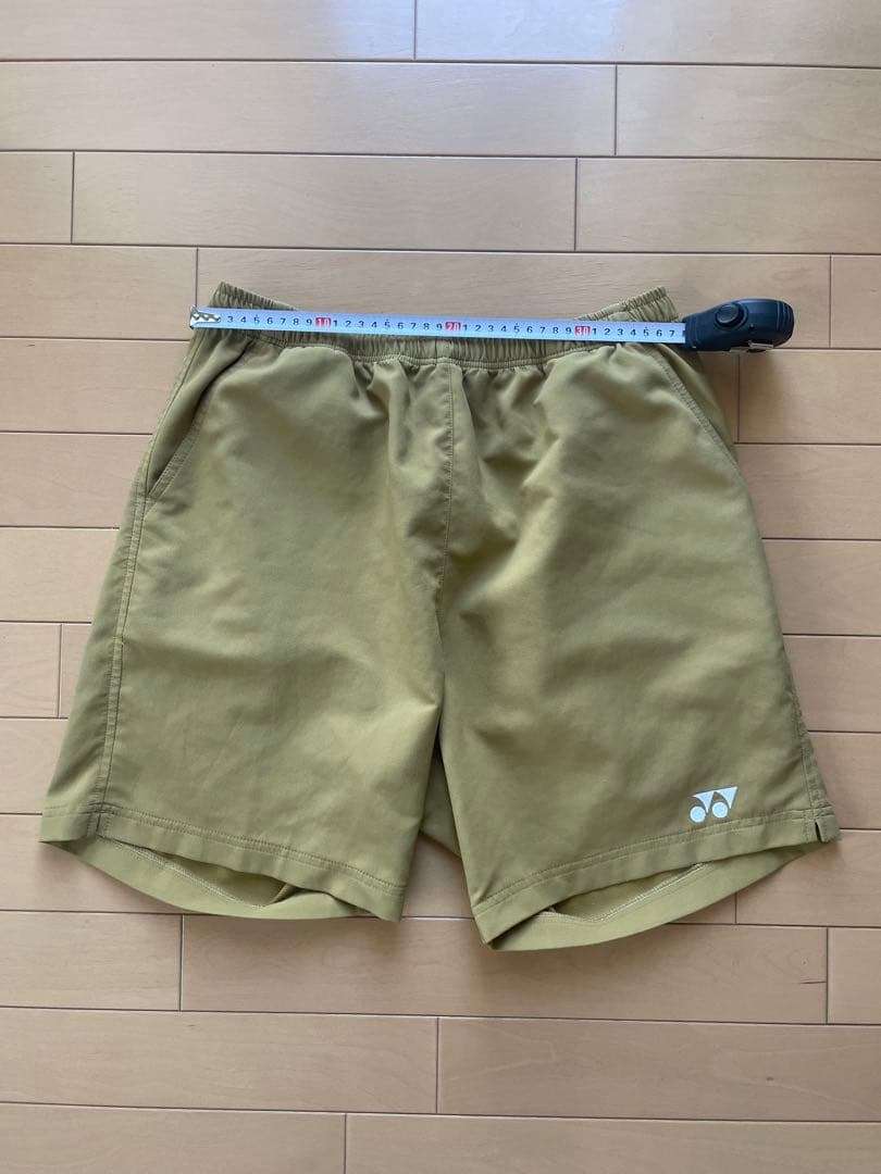 YONEXヨネックス　バドミントン・テニス用　ハーフパンツ　Mサイズ　金ゴールド