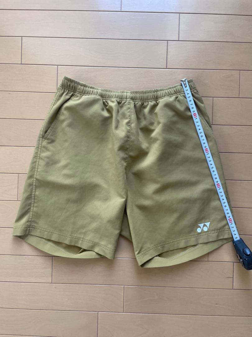 YONEXヨネックス　バドミントン・テニス用　ハーフパンツ　Mサイズ　金ゴールド