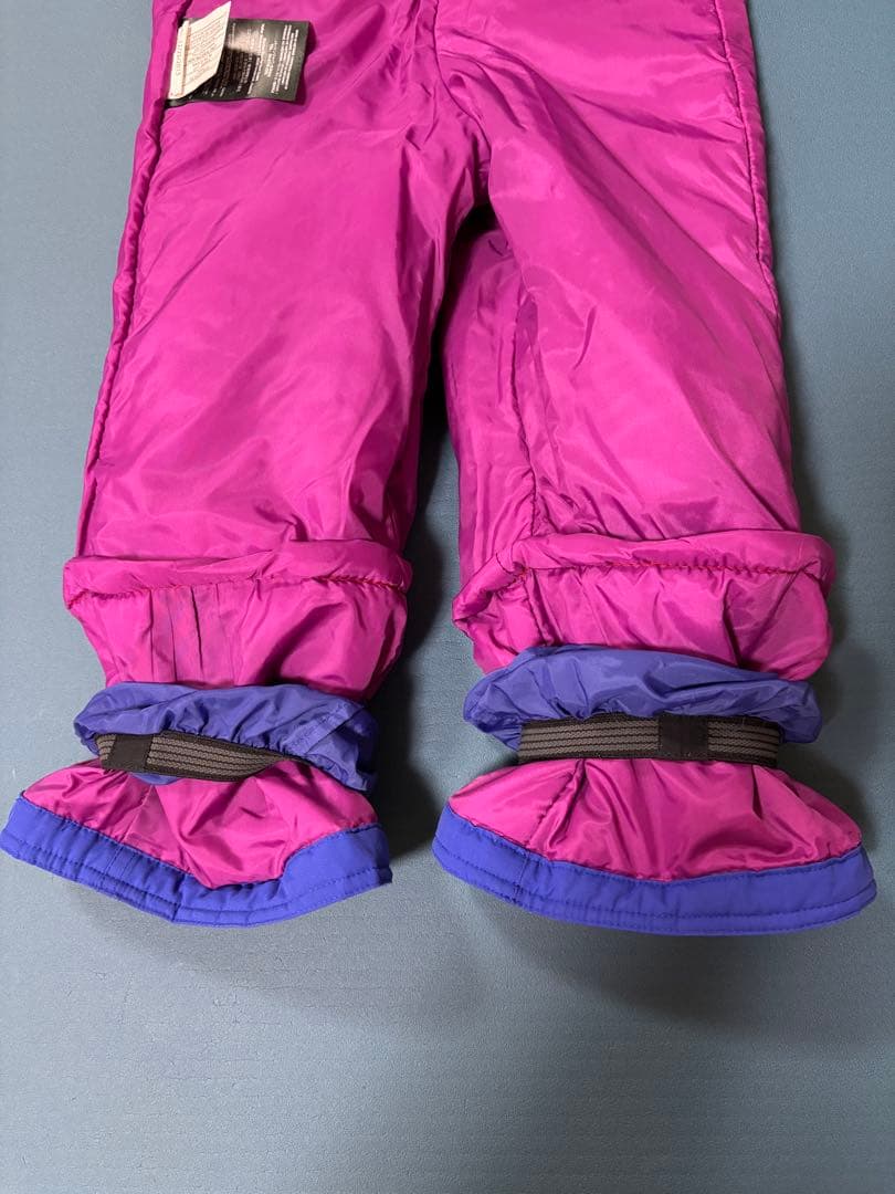 バートン　100 110スノーボードウェア　子供　キッズ BURTON ビブ　紫