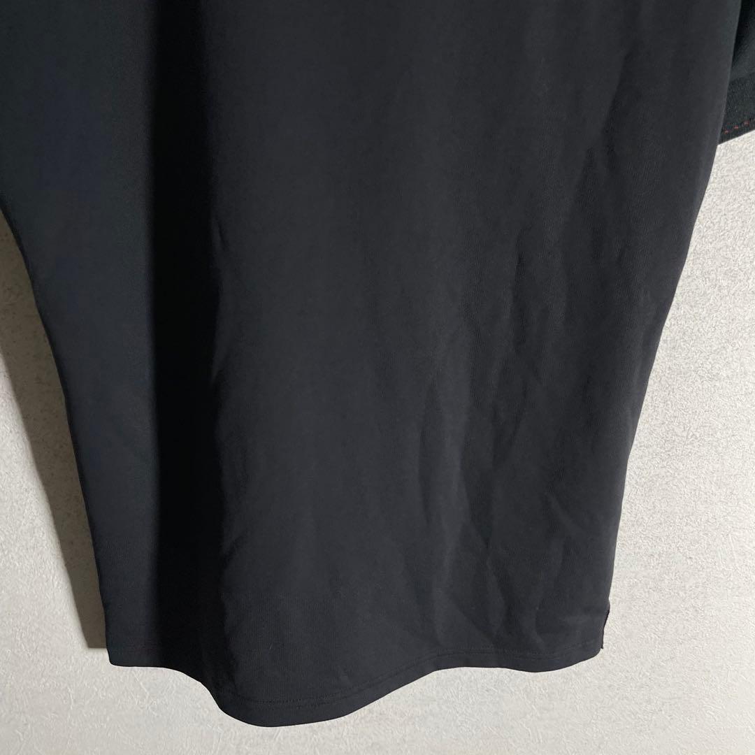 【美品】ブリーフィング ゴルフ ポロシャツ ブラック S メタリックロゴ