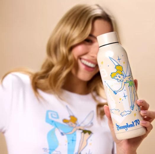 限定商品　ディズニーランド70周年 ティンカーベル ステンレスボトル