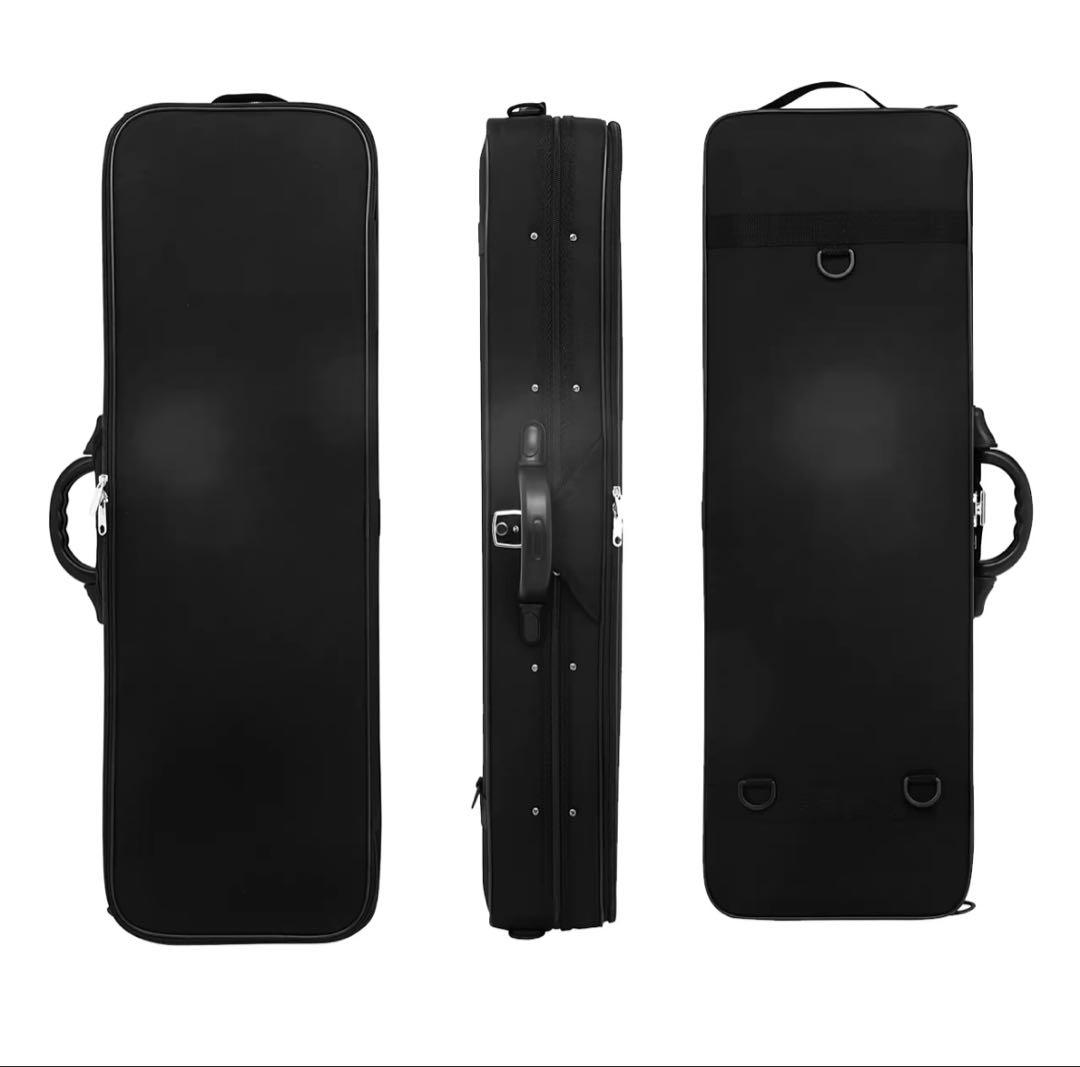【新品】4/4 バイオリン用 ハードケース 温度計・湿度計付き
