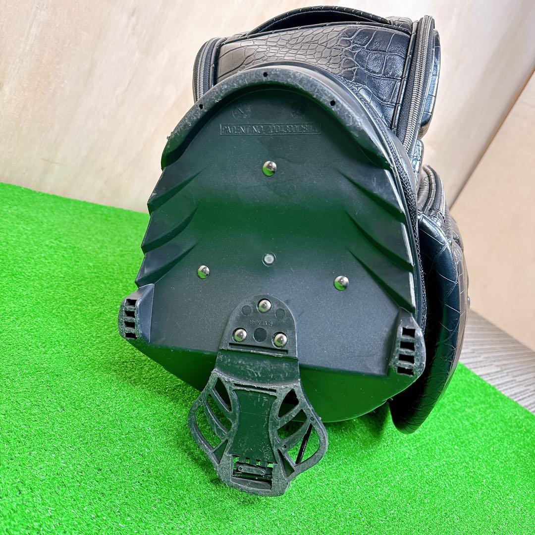 希少 美品 タイトリスト ボーケイデザイン キャディバッグ スタンド式 クロコ