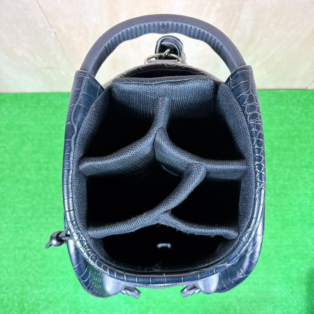 希少 美品 タイトリスト ボーケイデザイン キャディバッグ スタンド式 クロコ