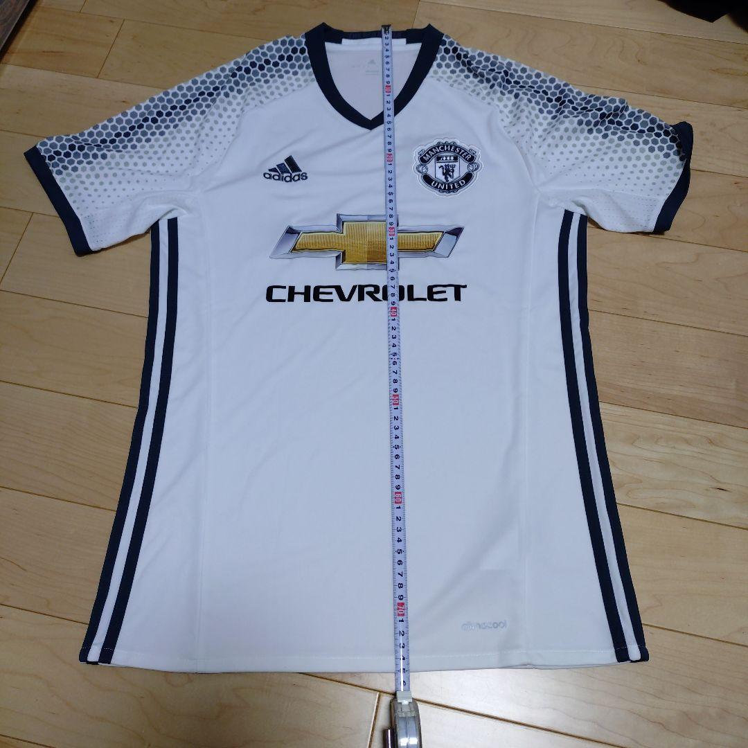 adidas Manchester United ホワイト Lサイズ シャツ