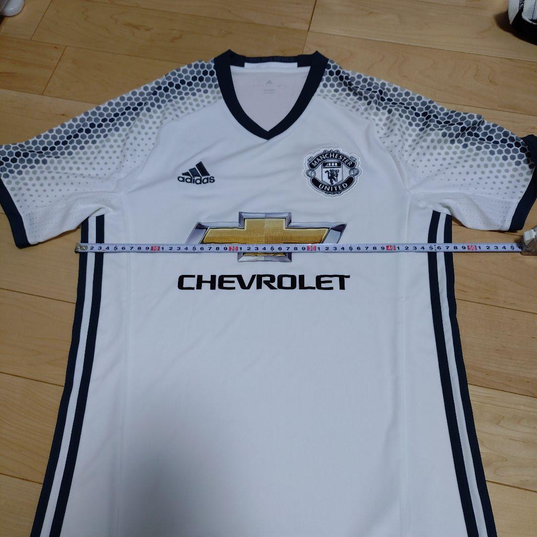 adidas Manchester United ホワイト Lサイズ シャツ