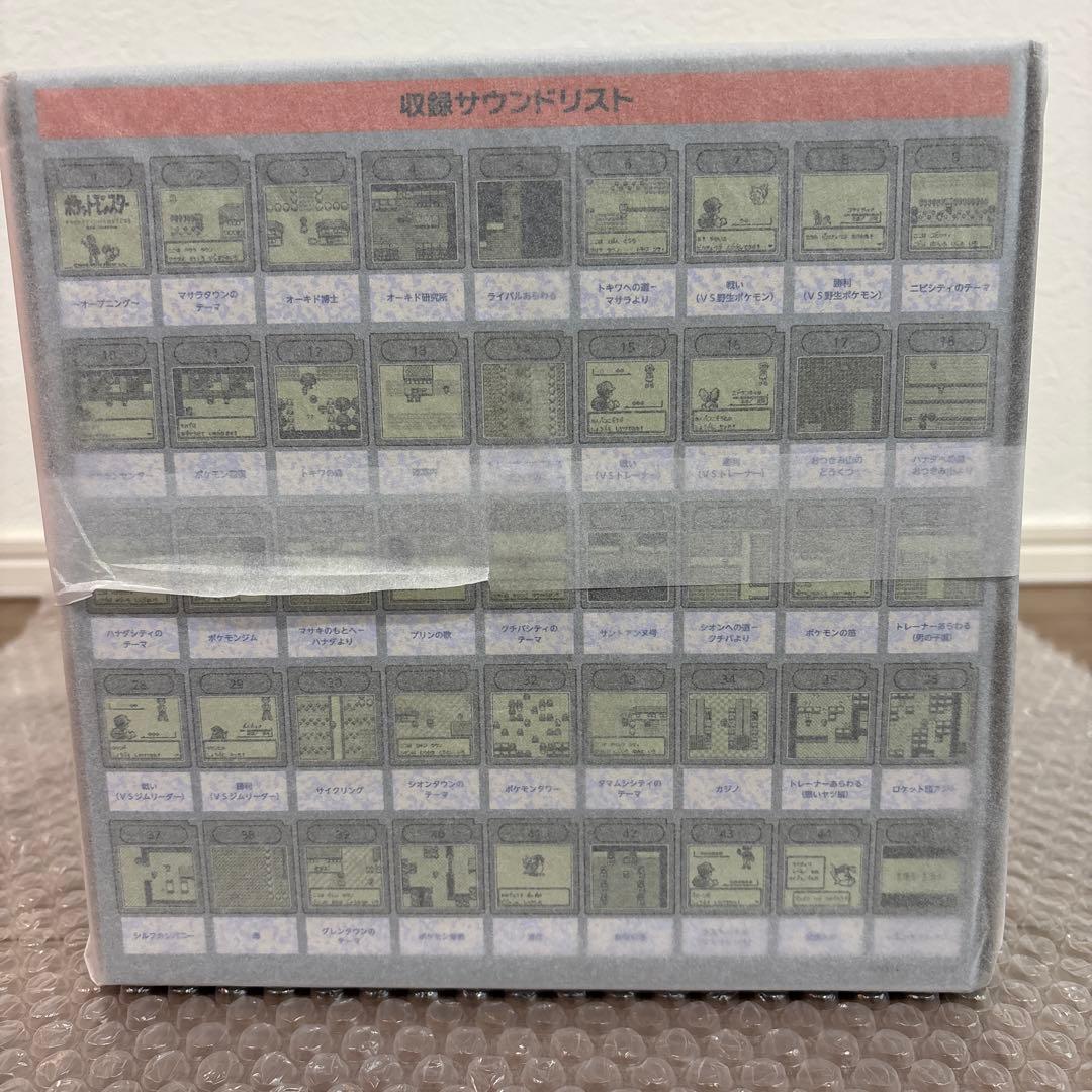 【新品未開封】ポケモン赤緑 GAME MUSICGAME BOY型さいせいマシン
