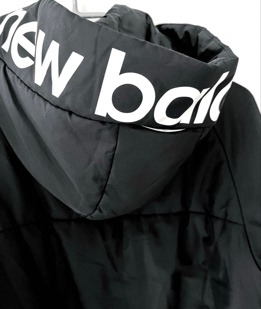 【美品】New Balance ブラックベンチコート バスケ　サッカー　野球