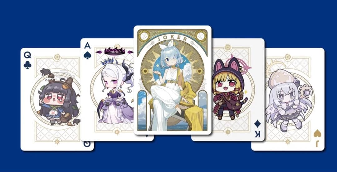 ブルーアーカイブ　韓国　公式品　bicycle カード トランプカード