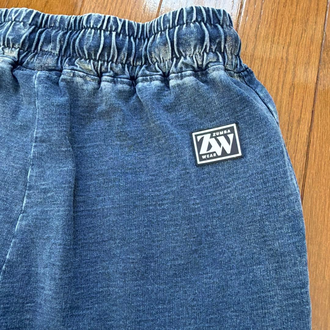 ZUMBA WEAR デニム風スウェットパンツ S